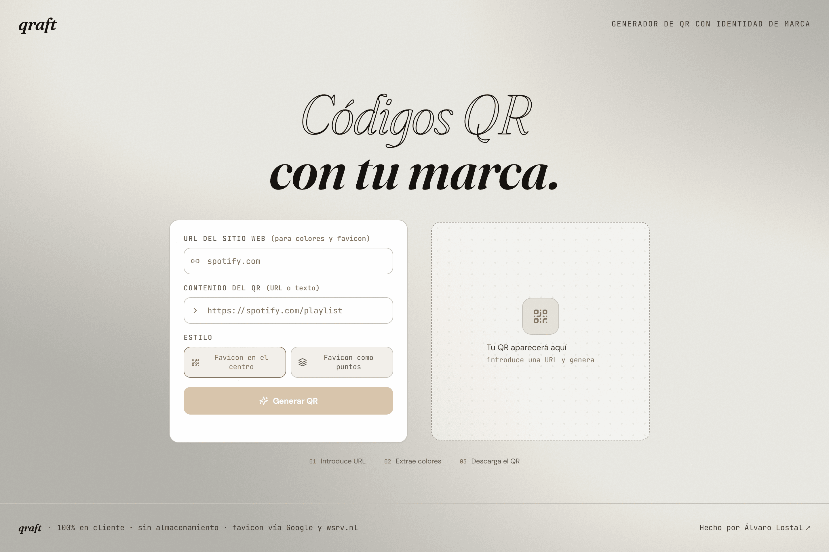 Qraft QR Generator