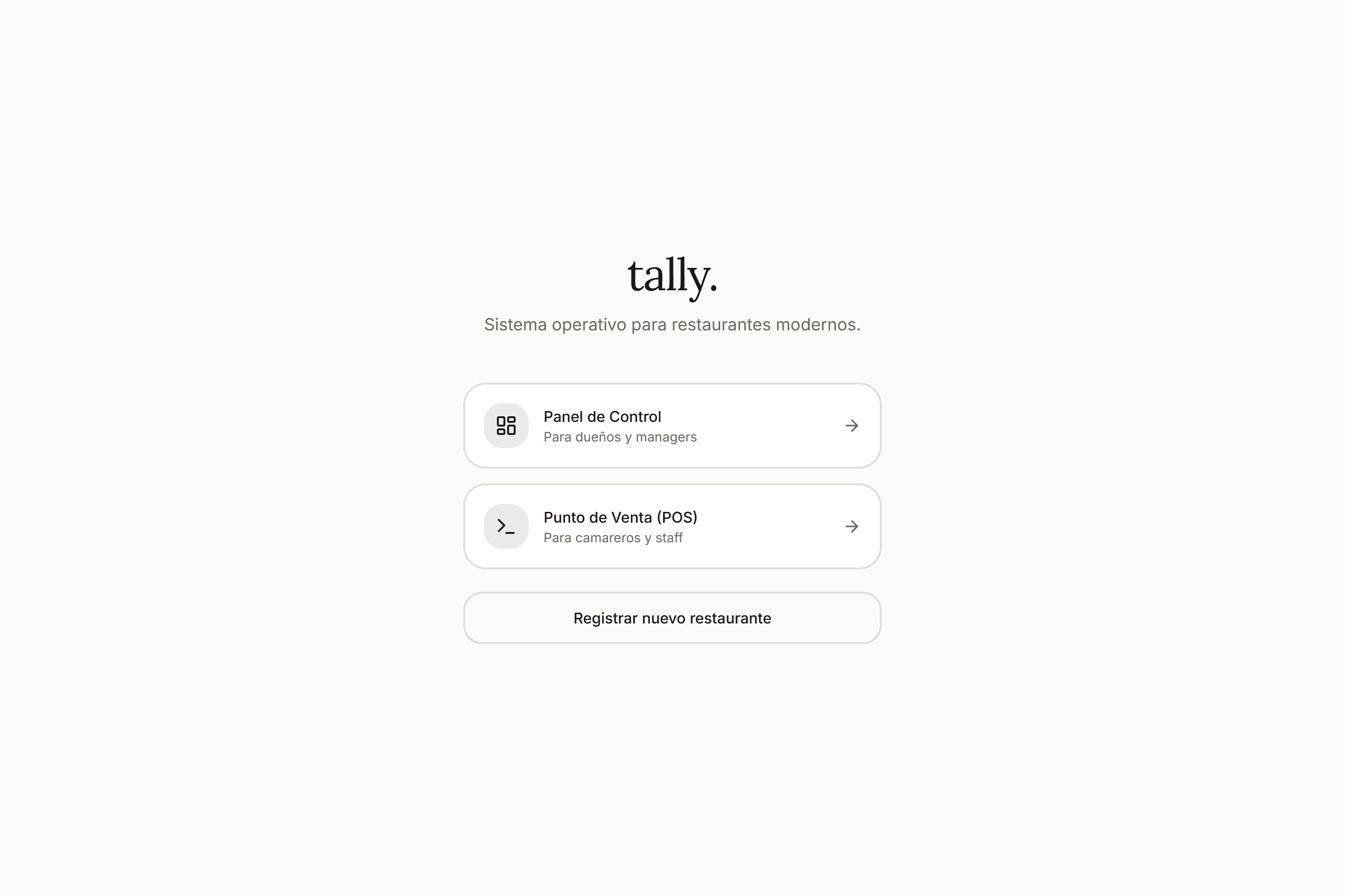 Tally POS